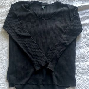 Black flowy long sleeve